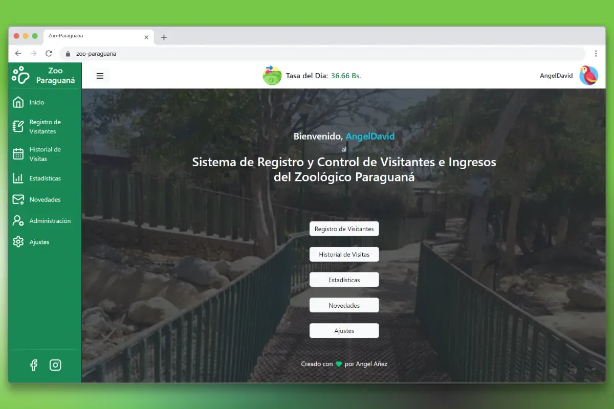 Registro de Visitantes